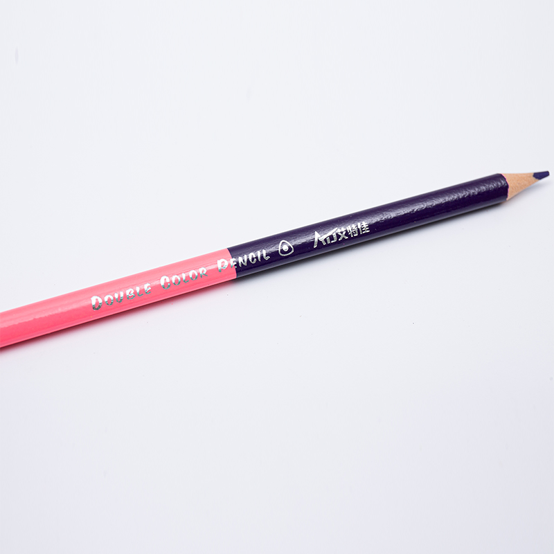 24 couleurs pour enfants à double fin crayons de couleur en bois