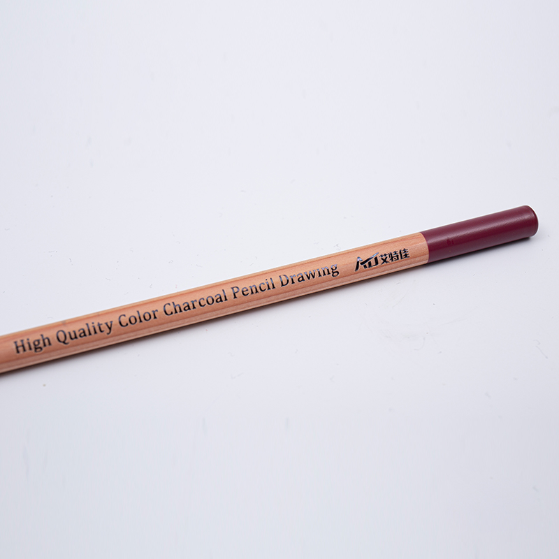 24 crayons à charbon de couleur premium