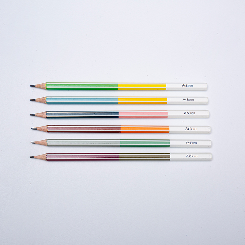 Crayons d'écriture hexagonaux avec bande et trempage