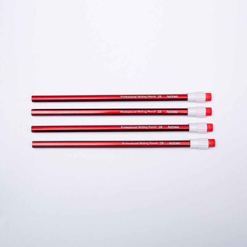 Crayon d'écriture de l'école rouge professionnel avec une grande gamme